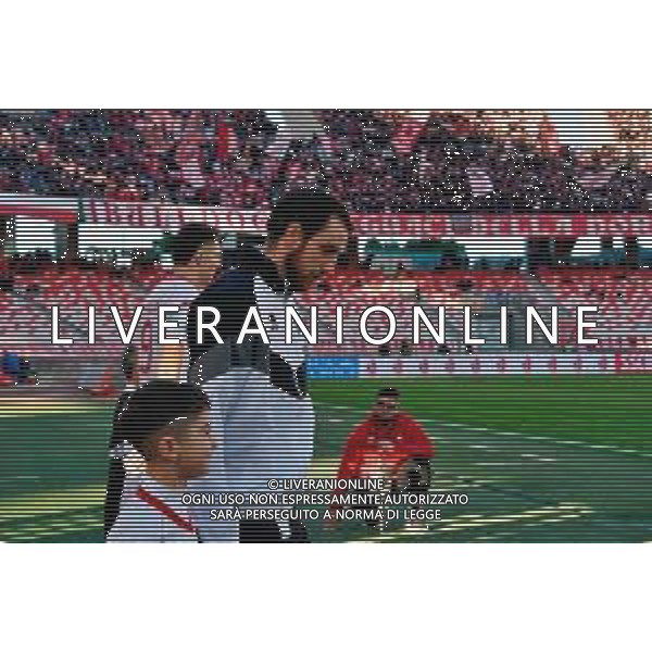 EMTV-December 07, 2024 Bari, Italy - SSC Bari vs Cesena FC - Italian soccer serie B 2024/25 - San Nicola Stadium. In the pic: Simone Bastoni of Cesena FC enter the field FOTO EMMANUELE MASTRODONATO-AG ALDO LIVERANI SAS