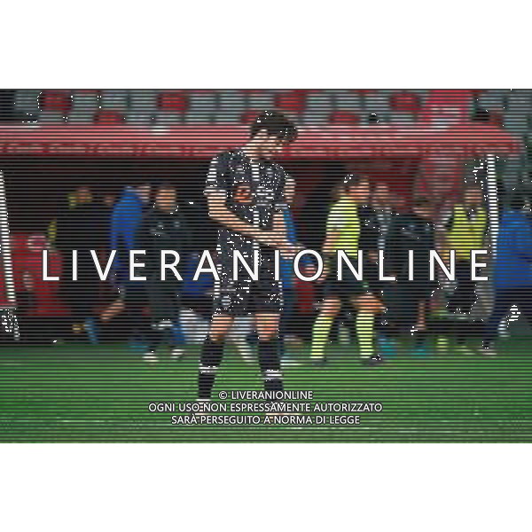 EMTV-December 07, 2024 Bari, Italy - SSC Bari vs Cesena FC - Italian soccer serie B 2024/25 - San Nicola Stadium. In the pic: Cristian Shpendi of Cesena FC disappointment FOTO EMMANUELE MASTRODONATO-AG ALDO LIVERANI SAS