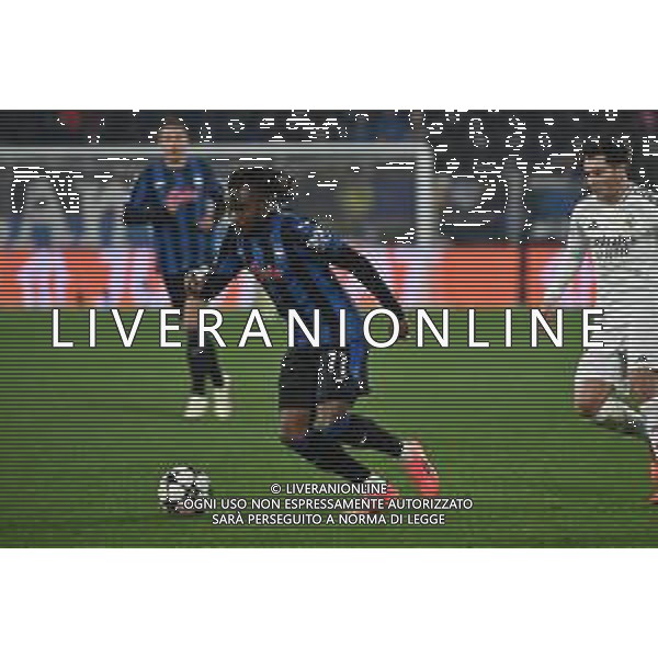 TVRG Atalanta vs Real Madrid nella foto Ademola Lookman (Atalanta) Bergamo 10-12-2024 Gewiss Stadium UEFA Champions League fase a girone unico - 6a giornata foto Roberto Garavaglia/Agenzia Aldo Liverani sas