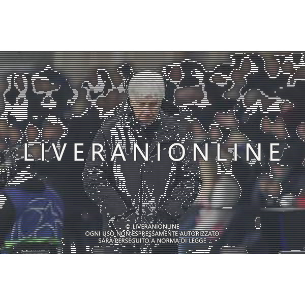 Gian Piero Gasperini Head Coach of Atalanta BC during Atalanta BC vs Rela Madrid FC, 6° round of Chanpions League 2024-25, game at Gewiss stadiumo in Bergamo (BG), Italy, on Dicember 10, 2024. (Photo by Davide Casentini)-AGENZIA ALDO LIVERANI SAS