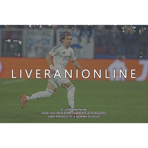 Fran Garcia of Real Madrid FC during Atalanta BC vs Rela Madrid FC, 6° round of Chanpions League 2024-25, game at Gewiss stadiumo in Bergamo (BG), Italy, on Dicember 10, 2024. (Photo by Davide Casentini)-AGENZIA ALDO LIVERANI SAS