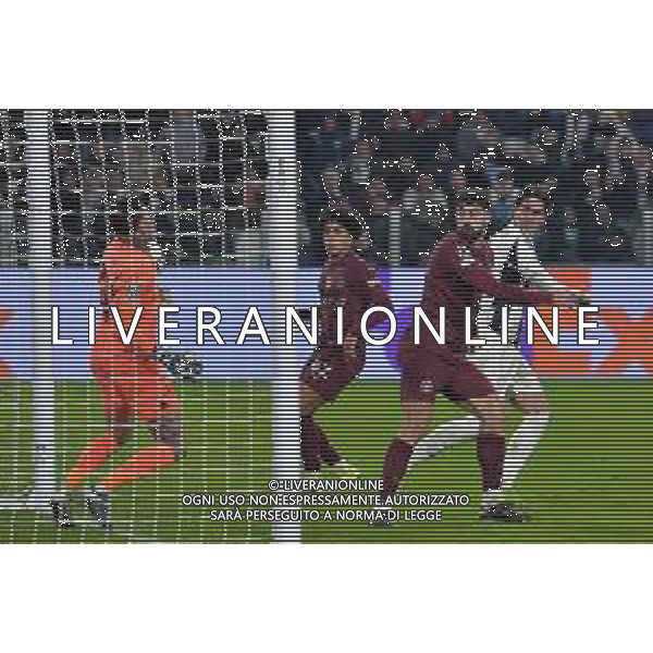 Torino 11.12.2024 Allianz Stadium ©Alessandro Falzone/Agenzia Aldo Liverani Juventus vs Manchester City Uefa Champions League 2024/2025 6a giornata Nella foto: gol di Dušan Vlahović