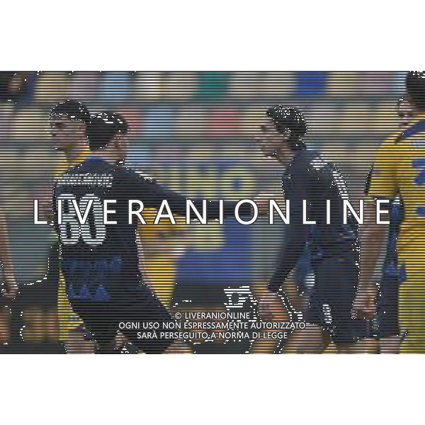 Frosinone vs Sassuolo Campionato Serie BKT - 17 Giornata Stadio B.Stirpe - Frosinone 14-12-2024 nella foto Esultanza Sassuolo foto federico gaetano-ag aldo liverani sas