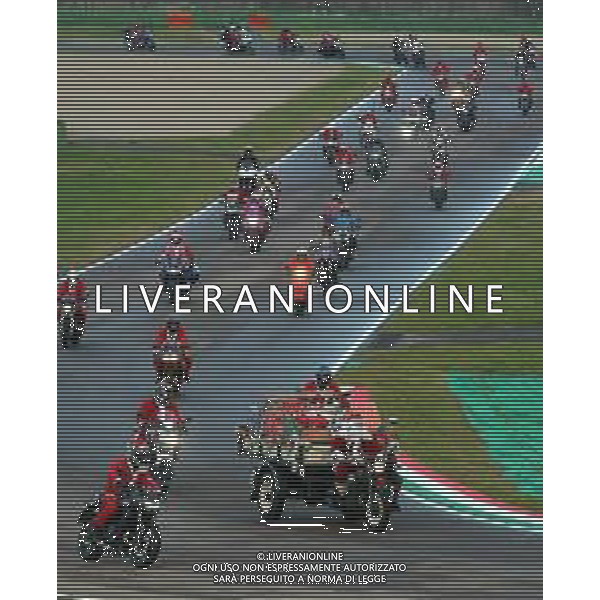 IMOLA 14 12 2024 AUTODROMO ENZO E DINO FERRARI MOTOBABBI UNA GRANDE FESTA DI SOLIDARIETA\' PRESENTE SINDACO MARCO PANIERI ELENA PENAZZI DANIELA SPADONI NELLA FOT MOTOBABBI ALLA CURVA TOSA ©SANNA - AG ALDO LIVERANI SAS