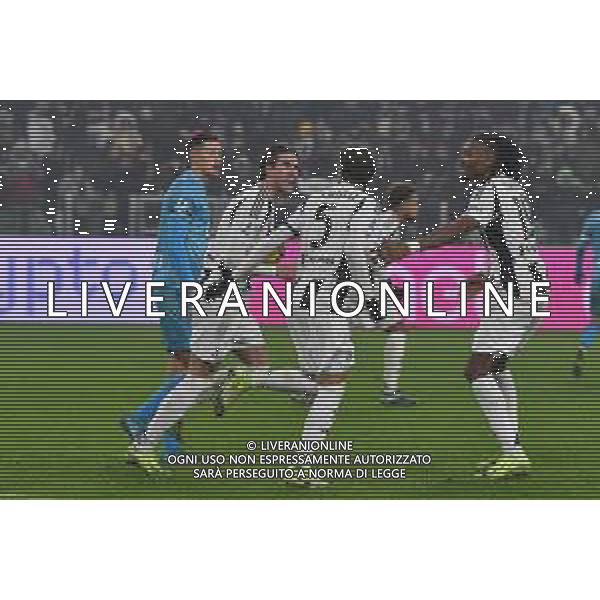 Torino 14.12.2024 Allianz Stadium @Manuela Viganti /Ag. Aldo Liverani sas Juventus vs Venezia Campionato Calcio Serie A Enilive 2024/2025 16a giornata Nella foto: esultanza juventus dopo il gol di dusan vlahovic ©Viganti - AG ALDO LIVERANI SAS