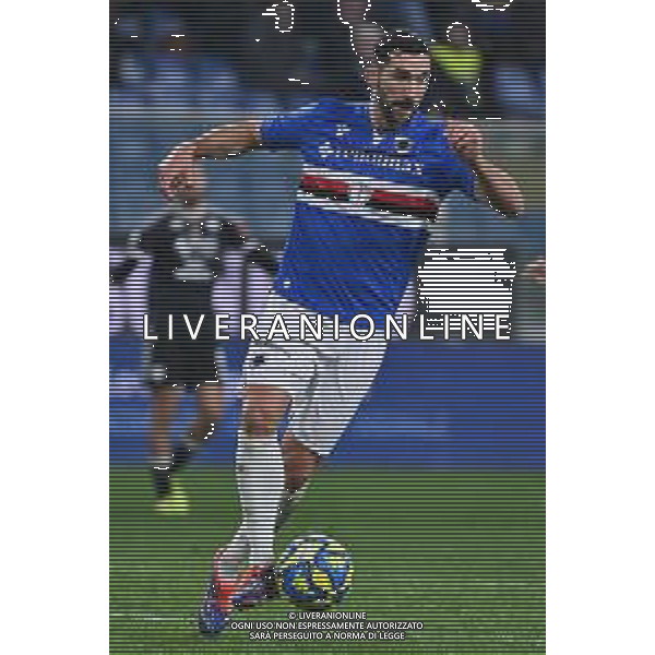 TVRG Sampdoria vs Spezia nella foto Alessandro Bellemo (Sampdoria) Genova 14-12-2024 Stadio Luigi Ferraris - Marassi Campionato Serie BKT - 17a giornata foto Roberto Garavaglia/Agenzia Aldo Liverani sas