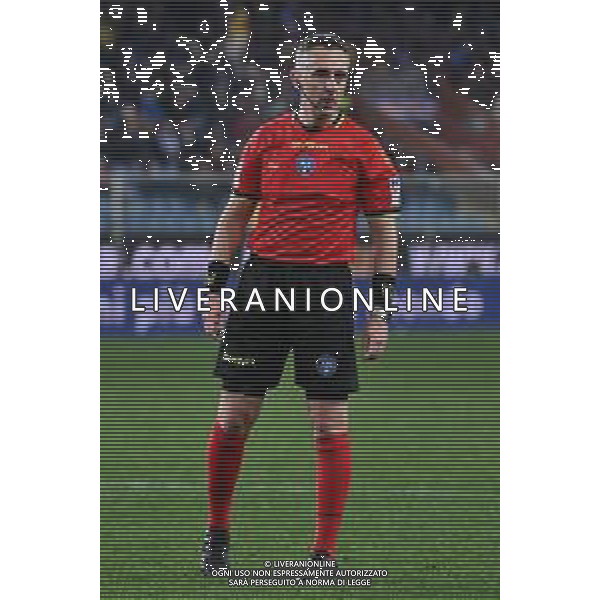 TVRG Sampdoria vs Spezia nella foto l\'arbitro Gianluca Aureliano di Bologna Genova 14-12-2024 Stadio Luigi Ferraris - Marassi Campionato Serie BKT - 17a giornata foto Roberto Garavaglia/Agenzia Aldo Liverani sas