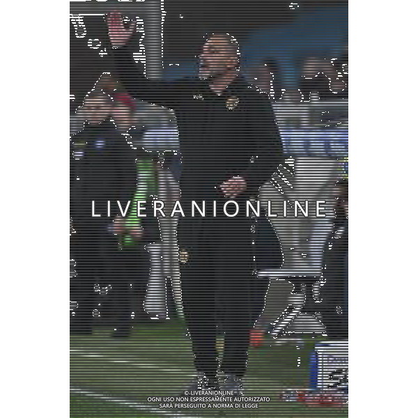TVRG Sampdoria vs Spezia nella foto Luca D\'Angelo allenatore Spezia Genova 14-12-2024 Stadio Luigi Ferraris - Marassi Campionato Serie BKT - 17a giornata foto Roberto Garavaglia/Agenzia Aldo Liverani sas