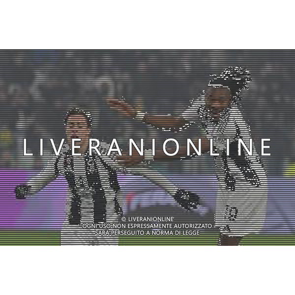 Torino 14.12.2024 Allianz Stadium @Manuela Viganti /Ag. Aldo Liverani sas Juventus vs Venezia Campionato Calcio Serie A Enilive 2024/2025 16a giornata Nella foto: esultanza kenan yildiz e khphren thuram prima che gli annullassero il gol