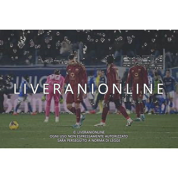 TVRG Como vs Roma nella foto delusione Roma ed esultanza Como dopo il gol del 2 a 0 Como Como 15-12-2024 Stadio Giuseppe Sinigaglia Campionato Serie A Enilive - 16a giornata foto Roberto Garavaglia/Agenzia Aldo Liverani sas