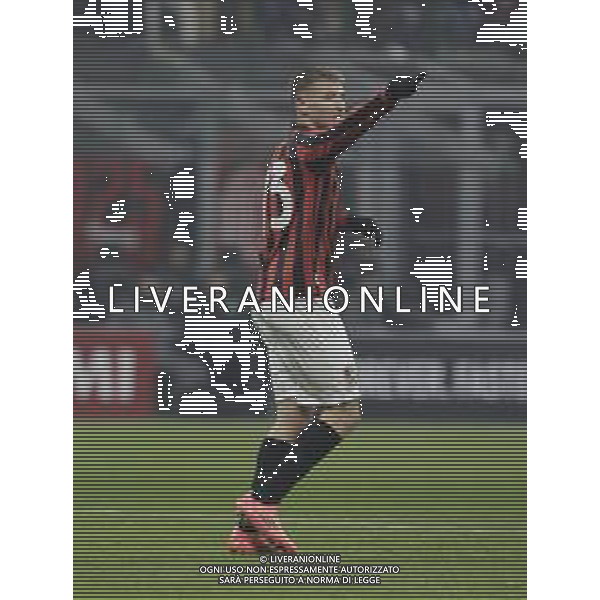 FRANCESCO CAMARDA -Festeggiamenti 125mo anniversario del Club Rossonero - Maglia Celebrativa -MILAN vs GENOA Campionato Calcio Serie A 15.12.2024 ©PAOLO GIAMPIETRI - AG ALDO LIVERANI SAS