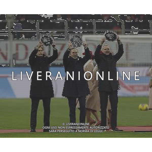 FILIPPO INZAGHI, FRANCO BARESI E MARCO VAN BASTEN -Festeggiamenti 125mo anniversario del Club Rossonero - Sfilata Vecchie Glorie -MILAN vs GENOA Campionato Calcio Serie A 15.12.2024 ©PAOLO GIAMPIETRI - AG ALDO LIVERANI SAS