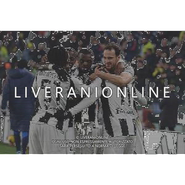 TVMV-Torino 17.12.2024 Allianz Stadium ©Manuela Viganti/Agenzia Aldo Liverani Juventus vs Cagliari Ottavi di Finale Coppa Italia Frecciarossa 2024/2025 Nella foto: esultanza juventus dopo il gol di NICOLAS GONZALEZ ©Viganti/AGENZIA ALDO LIVERANI SAS