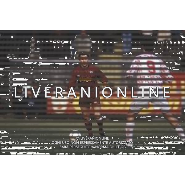 DIAP-RETROSPETTIVA GIUSEPPE ACCARDI CALCIATORE NELLA FOTO GIUSEPPE ACCARDI CON LA MAGLIA DELLA REGGIANA CALCIO AG ALDO LIVERANI SAS