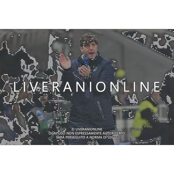 TVRG Atalanta vs Cesena nella foto Michele Mignani allenatore Cesena Bergamo 18-12-2024 Gewiss Stadium Coppa Italia Frecciarossa - ottavi di finale foto Roberto Garavaglia/Agenzia Aldo Liverani sas