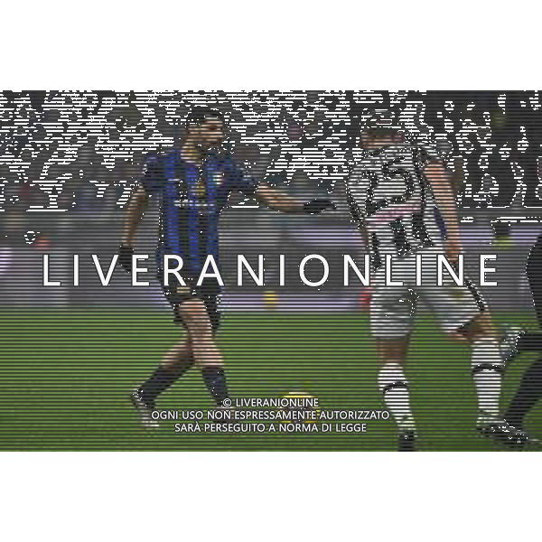 Inter vs Udinese nella foto Mehdi Taremi (Inter) serve a Marko Arnautovic (Inter) la palla per il gol dell\'1 a 0 Milano 19-12-2024 Stadio Giuseppe Meazza - San Siro Coppa Italia Frecciarossa - ottavi di finale foto Roberto Garavaglia/Agenzia Aldo Liverani sas-AGENZIA ALDO LIVERANI SAS