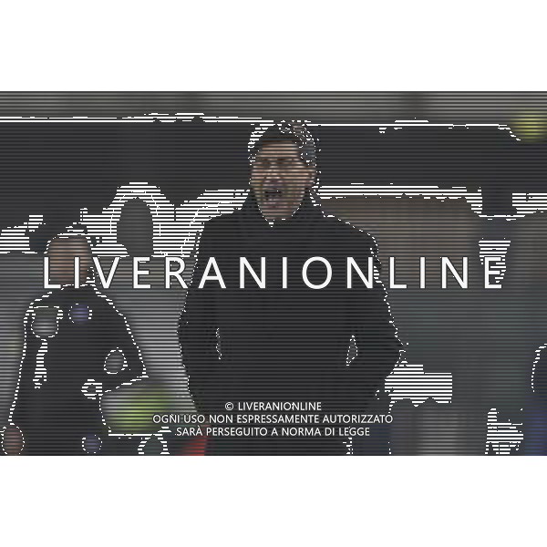 Paulo Fonseca during Hellas Verona FC vs AC Milan, 17° Serie A Paulo Fonseca Head Coach of AC Milan Enilive 2024-25 game at Marcantonio Bentegodi stadium in Verona (VR), Italy, on Dicember 20, 2024. (Photo by Davide Casentini)-AGENZIA ALDO LIVERANI SAS