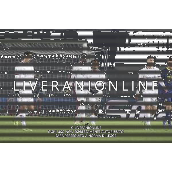 milan players expresses disappointment during Hellas Verona FC vs AC Milan, 17° Serie A Enilive 2024-25 game at Marcantonio Bentegodi stadium in Verona (VR), Italy, on Dicember 20, 2024. (Photo by Davide Casentini)-AGENZIA ALDO LIVERANI SAS