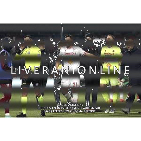 CITTADELLA - REGGIANA CAMPIONATO CALCIO SERIE BKT 21.12.2024 NELLA FOTO PROTESTE CON L’ARBITRO A FINE GARA ©P.G. -AGENZIA ALDO LIVERANI SAS