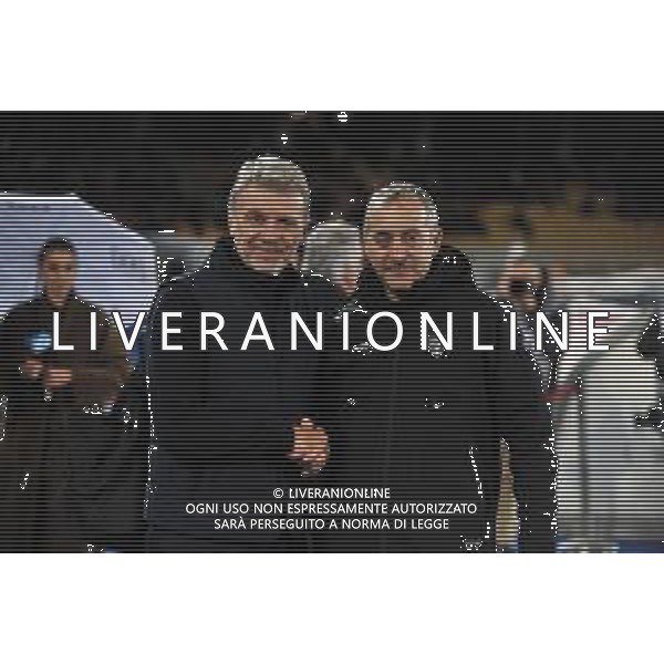 Lecce vs Lazio Campionato Serie A Enilive - 17 Giornata Stadio Via del Mare - Lecce 21-12-2024 nella foto Marco Giampaolo e Marco Baroni ©Federico Gaetano -AGENZIA ALDO LIVERANI SAS
