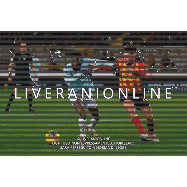 TVEM December 21, 2024 Lecce, Italy - US Lecce vs SS Lazio - Italian soccer serie A 2024/25 - Via Del Mare Stadium. In the pic: Boulaye Dia of SS Lazio in action against Gaby Jean of US Lecce ©Emmanuele Mastrodonato -AGENZIA ALDO LIVERANI SAS