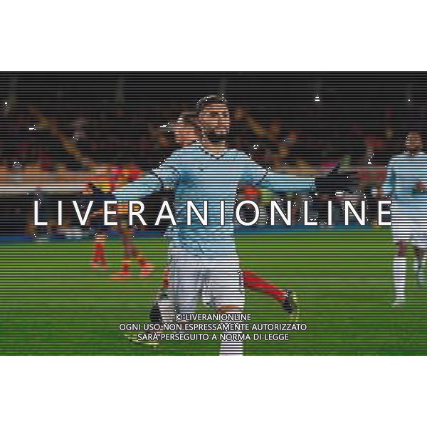 TVEM December 21, 2024 Lecce, Italy - US Lecce vs SS Lazio - Italian soccer serie A 2024/25 - Via Del Mare Stadium. In the pic: Valentín Castellanos of SS Lazio celebrates after scoring a goal ©Emmanuele Mastrodonato -AGENZIA ALDO LIVERANI SAS