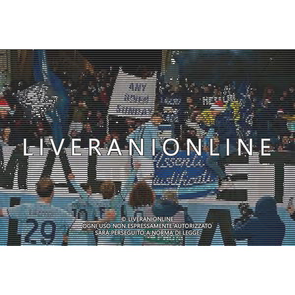 TVEM December 21, 2024 Lecce, Italy - US Lecce vs SS Lazio - Italian soccer serie A 2024/25 - Via Del Mare Stadium. In the pic: Valentín Castellanos of SS Lazio celebrates after scoring a goal ©Emmanuele Mastrodonato -AGENZIA ALDO LIVERANI SAS