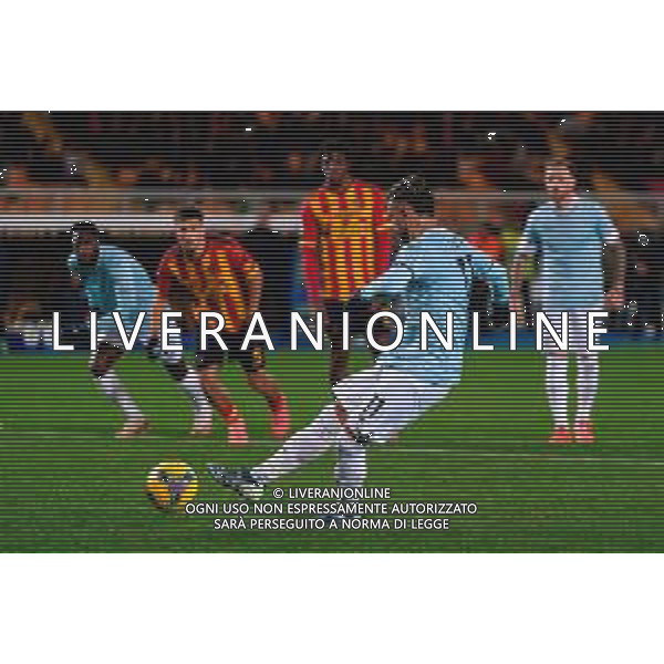TVEM December 21, 2024 Lecce, Italy - US Lecce vs SS Lazio - Italian soccer serie A 2024/25 - Via Del Mare Stadium. In the pic: Valentín Castellanos of SS Lazio score the goal on penalty ©Emmanuele Mastrodonato -AGENZIA ALDO LIVERANI SAS