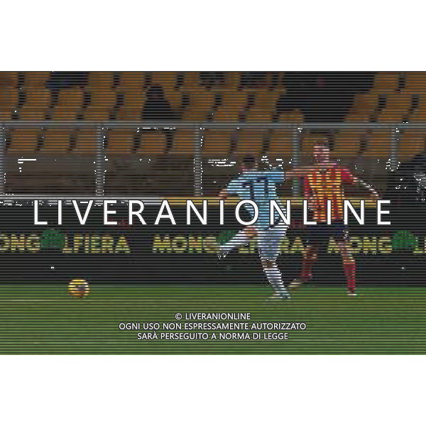 TVEM December 21, 2024 Lecce, Italy - US Lecce vs SS Lazio - Italian soccer serie A 2024/25 - Via Del Mare Stadium. In the pic: Adam Marusic of SS Lazio scores a goal of 1-2 ©Emmanuele Mastrodonato -AGENZIA ALDO LIVERANI SAS