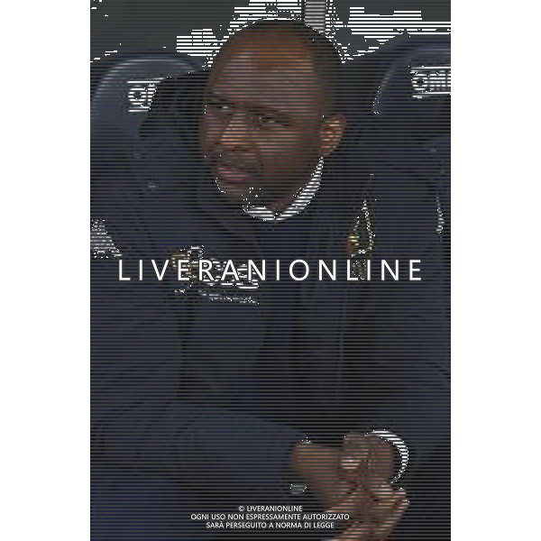 TVRG Genoa vs Napoli nella foto Patrick Vieira allenatore Genoa Genova 21-12-2024 Stadio Luigi Ferraris - Marassi Campionato Serie A Enilive - 17a giornata foto Roberto Garavaglia/Agenzia Aldo Liverani sas