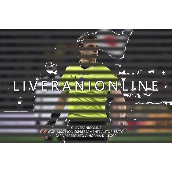 TVRG Genoa vs Napoli nella foto l\'arbitro Federico La Penna di Roma Genova 21-12-2024 Stadio Luigi Ferraris - Marassi Campionato Serie A Enilive - 17a giornata foto Roberto Garavaglia/Agenzia Aldo Liverani sas