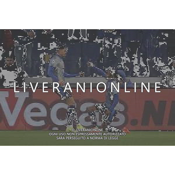 Ademola Lookman of Atalanta BC celebrates after scoring during Atalanta BC vs Empoli FC, 17° Serie A Enilive 2024-25 game at Gewiss stadium in Bergamo (BG), Italy, on Dicember 22, 2024. (Photo by Davide Casentini)-AGENZIA ALDO LIVERANI SAS