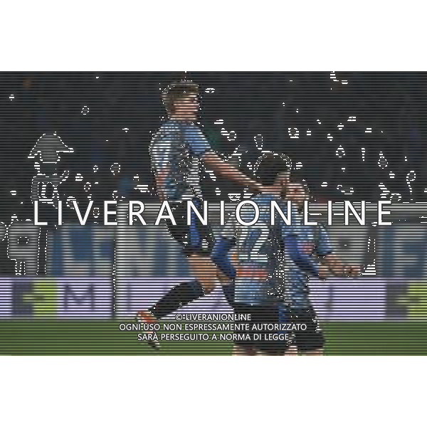 TVRG Atalanta vs Empoli nella foto Charles de Ketelaere (Atalanta) esultanza dopo il gol del 3 a 2 Bergamo 22-12-2024 Gewiss Stadium Campionato Serie A Enilive - 17a giornata foto Roberto Garavaglia/Agenzia Aldo Liverani sas