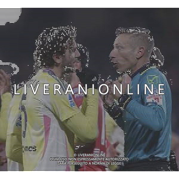 ARBITRO DAVIDE MASSA CON MANUEL LOCATELLI -MONZA vs JUVENTUS Campionato Calcio Serie A 22-12-2024 ©PAOLO GIAMPIETRI-AGENZIA ALDO LIVERANI SAS