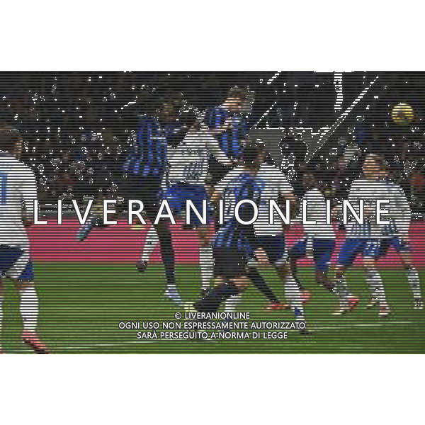 Inter vs Como nella foto Carlos Augusto (Inter) segna il gol dell\'1 a 0 Milano 23-12-2024 Stadio Giuseppe Meazza - San Siro Campionato Serie A Enilive - 17a giornata foto Roberto Garavaglia/Agenzia Aldo Liverani sas-AGENZIA ALDO LIVERANI SAS
