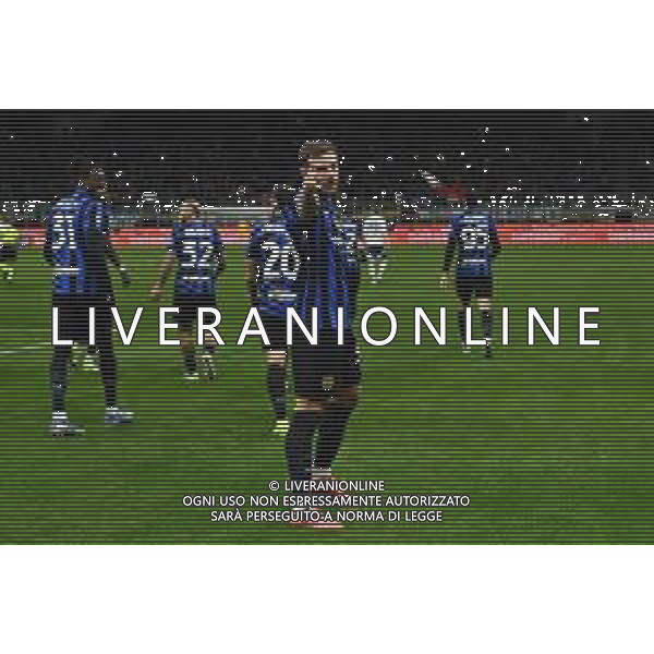 Inter vs Como nella foto Carlos Augusto (Inter) esultanza dopo il gol dell\'1 a 0 Milano 23-12-2024 Stadio Giuseppe Meazza - San Siro Campionato Serie A Enilive - 17a giornata foto Roberto Garavaglia/Agenzia Aldo Liverani sas-AGENZIA ALDO LIVERANI SAS