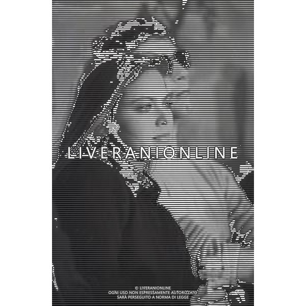 NEG-RETROSPETTIVA ORNELLA MUTI ATTRICE NELLA FOTO ORNELLA MUTI A MILANO IN TERRAZZA MARTINI NELL\'ANNO 1985 AG ALDO LIVERANI SAS