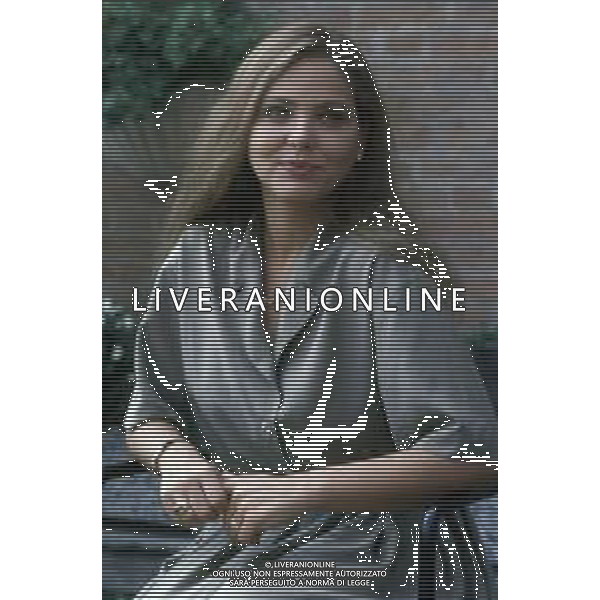 DIAP-RETROSPETTIVA ORNELLA MUTI ATTRICE NELLA FOTO ORNELLA MUTI CONIL REGISTA FRANCESCO MASELLI A VENEZIA NELL\'ANNO 1988 AG ALDO LIVERANI SAS