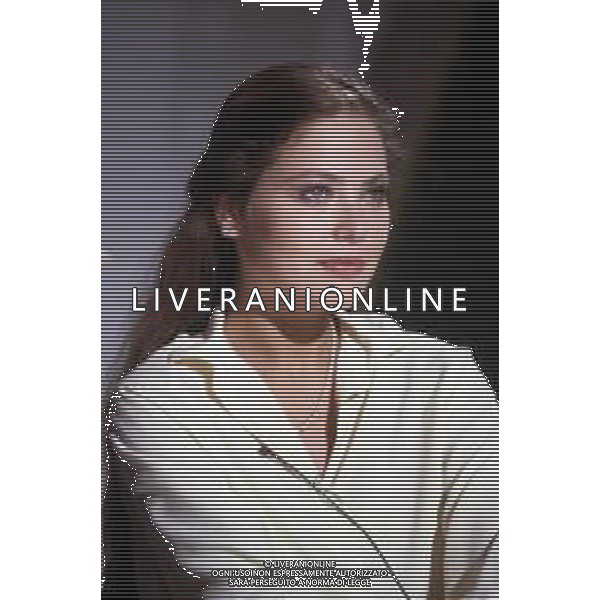 DIAP-RETROSPETTIVA ORNELLA MUTI ATTRICE NELLA FOTO ORNELLA MUTI A VENEZIA NELL\'ANNO 1988 DURANTE UN INTERVISTA AG ALDO LIVERANI SAS