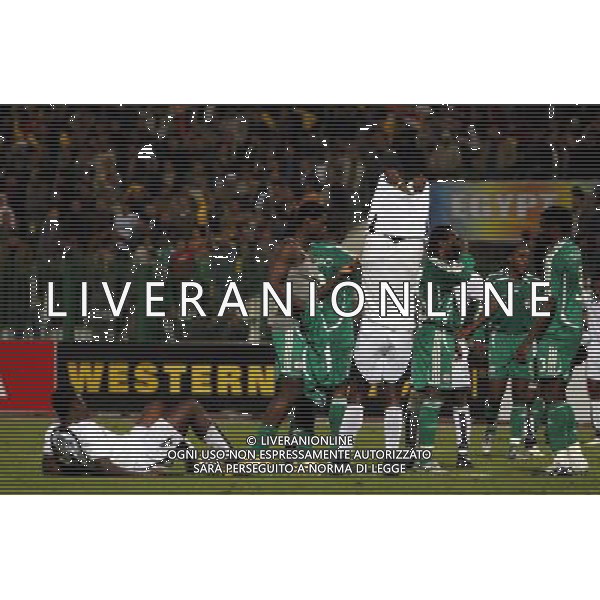 COPPA AFRICA 2006 NIGERIA-GHANA NELLA FOTO KUFFOUR DESOLATO FOTO GIAVELLI-AGENZIA ALDO LIVERANI