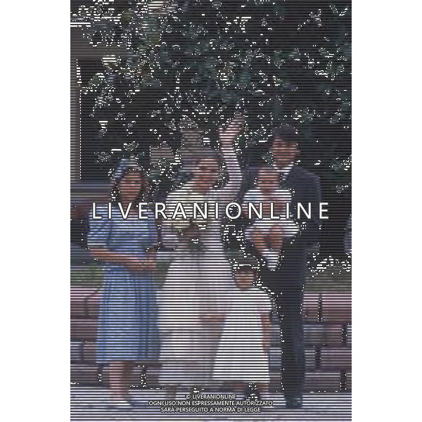 DIAP-RETROSPETTIVA ORNELLA MUTI ATTRICE NELLA FOTO ORNELLA MUTI E FEDRICO FACCHINETTI IL GIORNO DELLE NOZZE NELL\'ANNO 1988 AG ALDO LIVERANI SAS