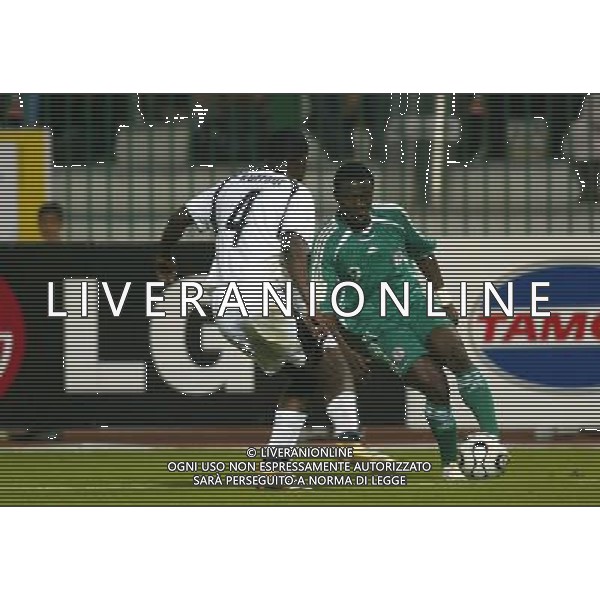 COPPA AFRICA 2006 NIGERIA-GHANA NELLA FOTO OBAFEMI MARTINS FOTO GIAVELLI-AGENZIA ALDO LIVERANI