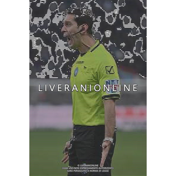 TVRG Spezia vs Mantova nella foto l\'arbitro Alberto Ruben Arena di Torre del Greco (NA) La Spezia 26-12-2024 Stadio Alberto Picco Campionato Serie BKT - 19a giornata foto Roberto Garavaglia/Agenzia Aldo Liverani sas