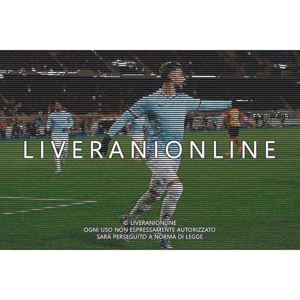 TVEM December 21, 2024 Lecce, Italy - US Lecce vs SS Lazio - Italian soccer serie A 2024/25 - Via Del Mare Stadium. In the pic: Valentín Castellanos of SS Lazio celebrates after scoring a goal foto emmanuele mastrodonato-ag aldo liverani sas