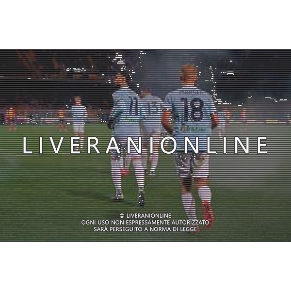 TVEM December 21, 2024 Lecce, Italy - US Lecce vs SS Lazio - Italian soccer serie A 2024/25 - Via Del Mare Stadium. In the pic: Valentín Castellanos of SS Lazio and Gustav Isaksen of SS Lazio foto emmanuele mastrodonato-ag aldo liverani sas