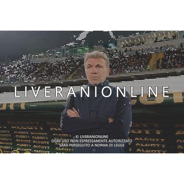 TVEM December 21, 2024 Lecce, Italy - US Lecce vs SS Lazio - Italian soccer serie A 2024/25 - Via Del Mare Stadium. In the pic: coach Marco Baroni of SS Lazio foto emmanuele mastrodonato-ag aldo liverani sas