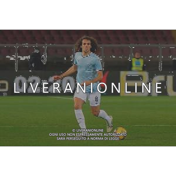TVEM December 21, 2024 Lecce, Italy - US Lecce vs SS Lazio - Italian soccer serie A 2024/25 - Via Del Mare Stadium. In the pic: Mattéo Guendouzi of SS Lazio foto emmanuele mastrodonato-ag aldo liverani sas