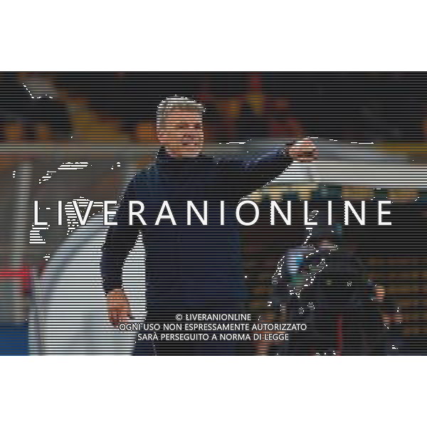 TVEM December 21, 2024 Lecce, Italy - US Lecce vs SS Lazio - Italian soccer serie A 2024/25 - Via Del Mare Stadium. In the pic: coach Marco Baroni of SS Lazio foto emmanuele mastrodonato-ag aldo liverani sas