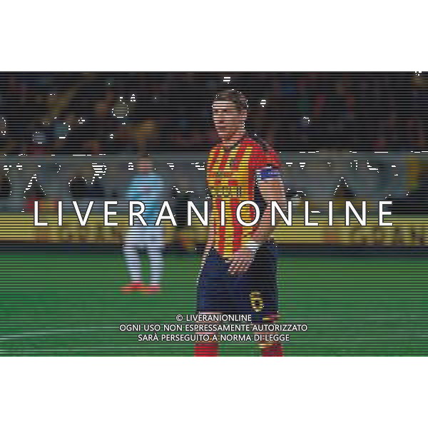 TVEM December 21, 2024 Lecce, Italy - US Lecce vs SS Lazio - Italian soccer serie A 2024/25 - Via Del Mare Stadium. In the pic: Federico Baschirotto of US Lecce foto emmanuele mastrodonato-ag aldo liverani sas