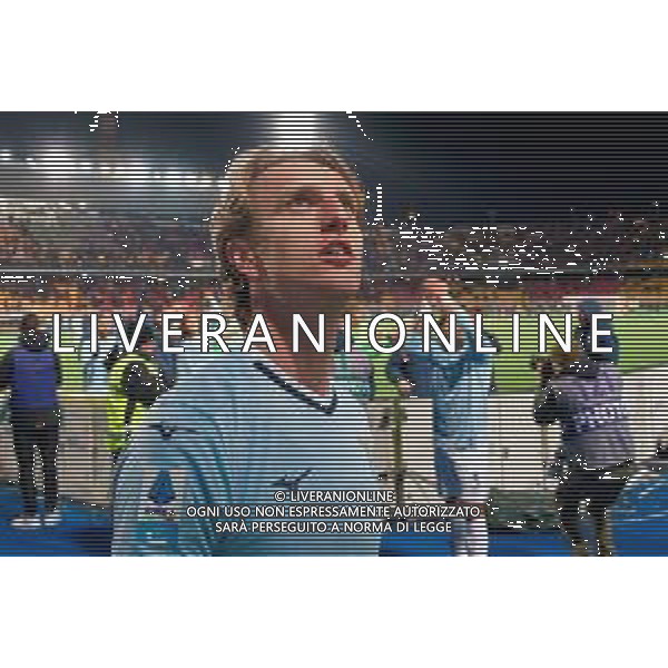 TVEM December 21, 2024 Lecce, Italy - US Lecce vs SS Lazio - Italian soccer serie A 2024/25 - Via Del Mare Stadium. In the pic: Nicolò Rovella of SS Lazio foto emmanuele mastrodonato-ag aldo liverani sas